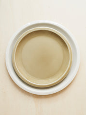 assiette plate craie-Jars Céramistes