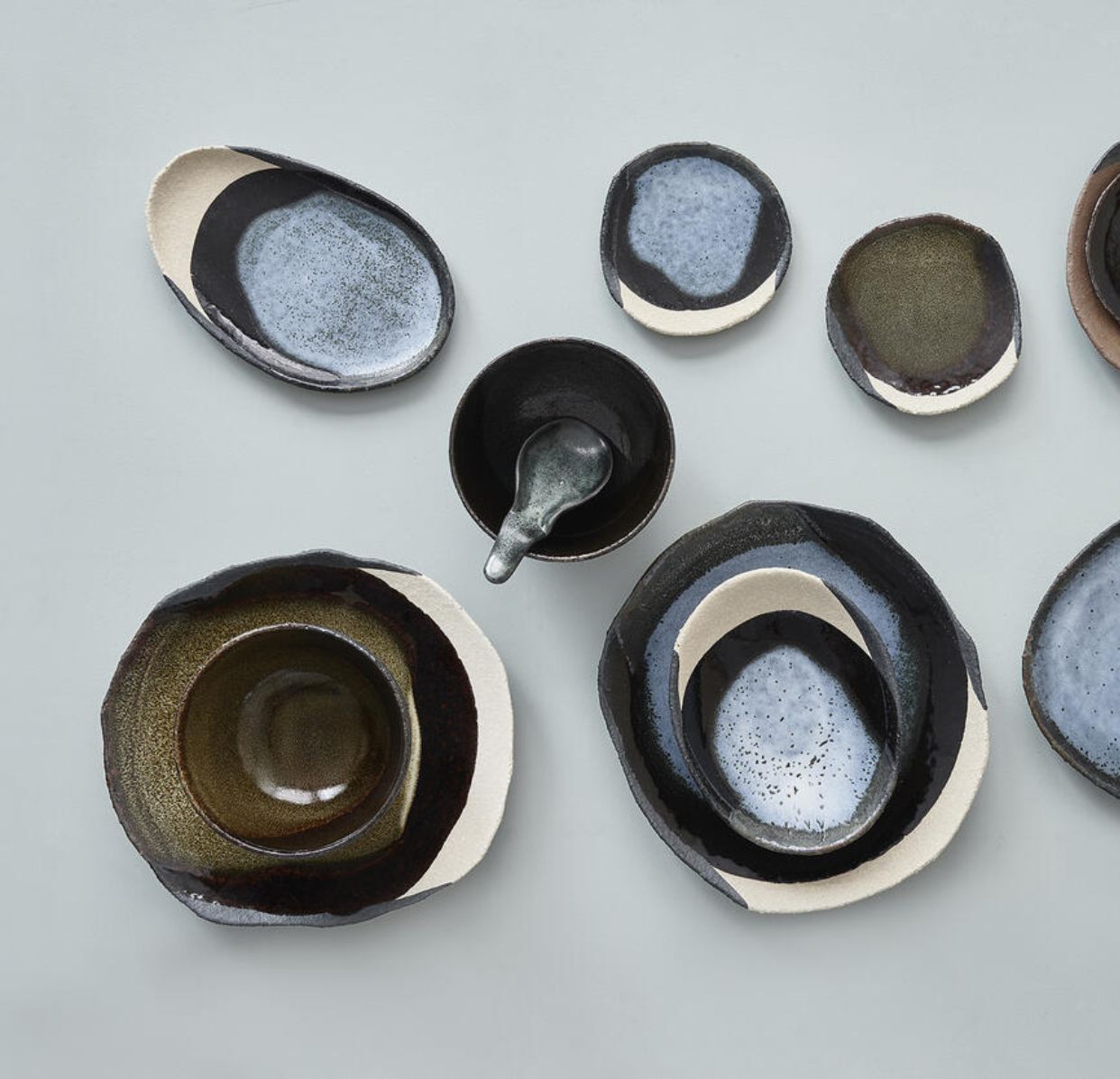 assiette plate seidou-Jars Céramistes