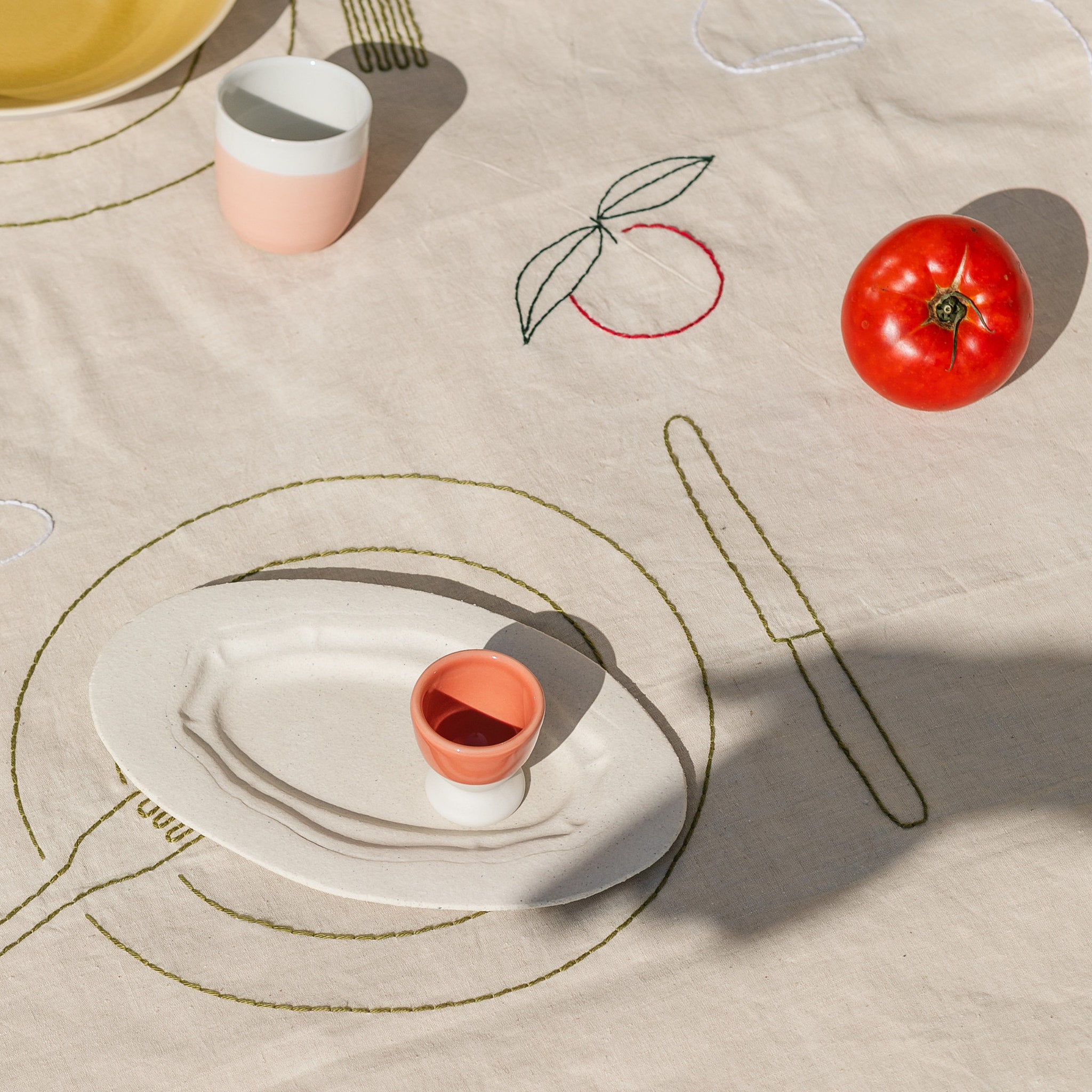 plat ovale s sable mat-Jars Céramistes