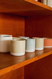gobelet m vert argile-Jars Céramistes