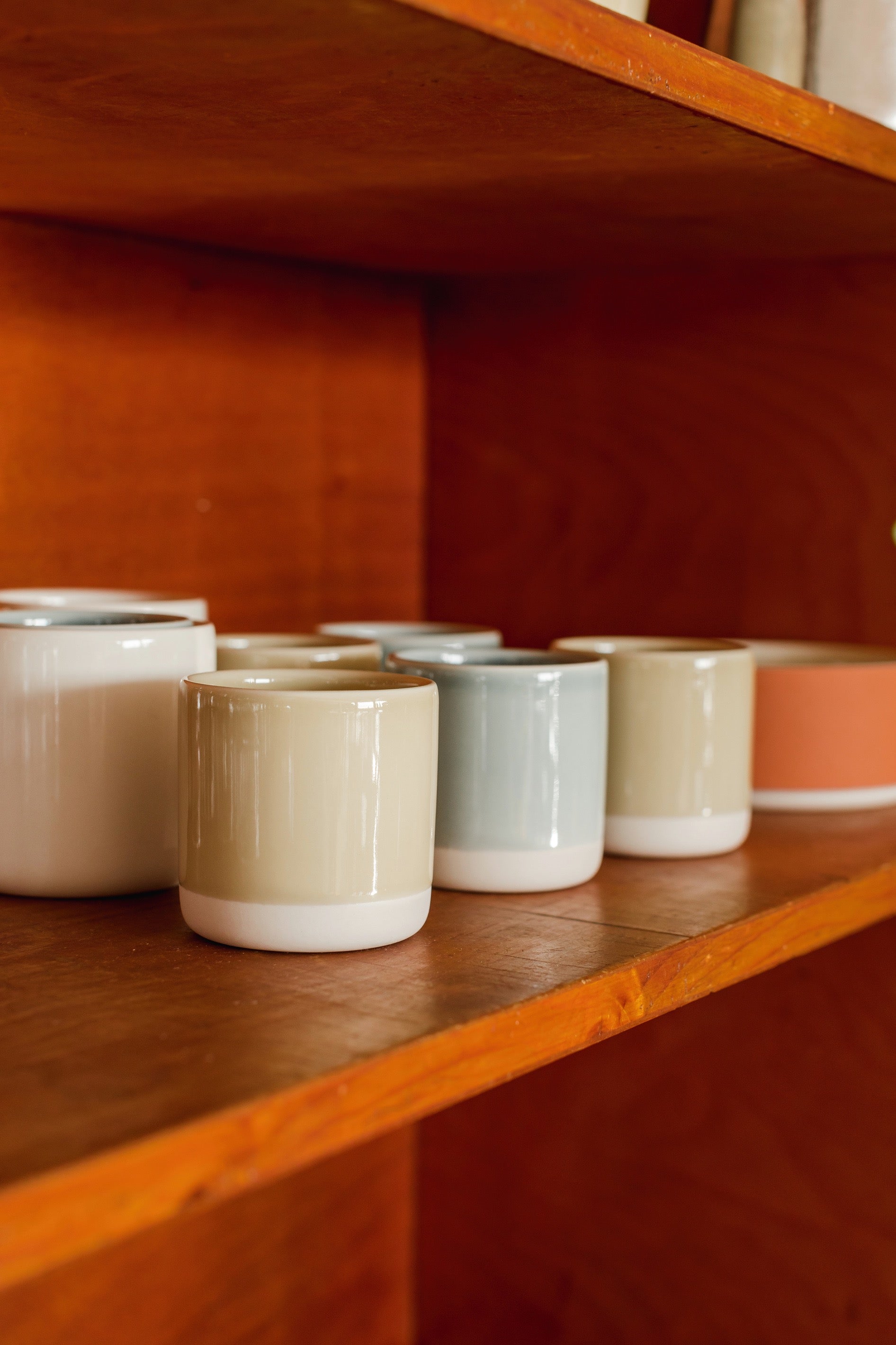 gobelet m vert argile-Jars Céramistes