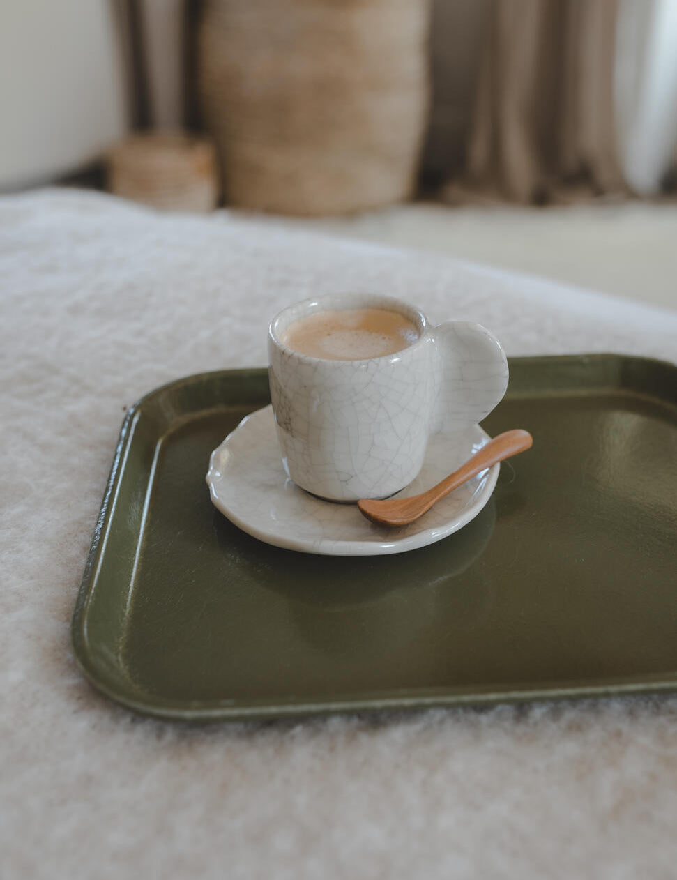 sous tasse s quartz craquelé-Jars Céramistes