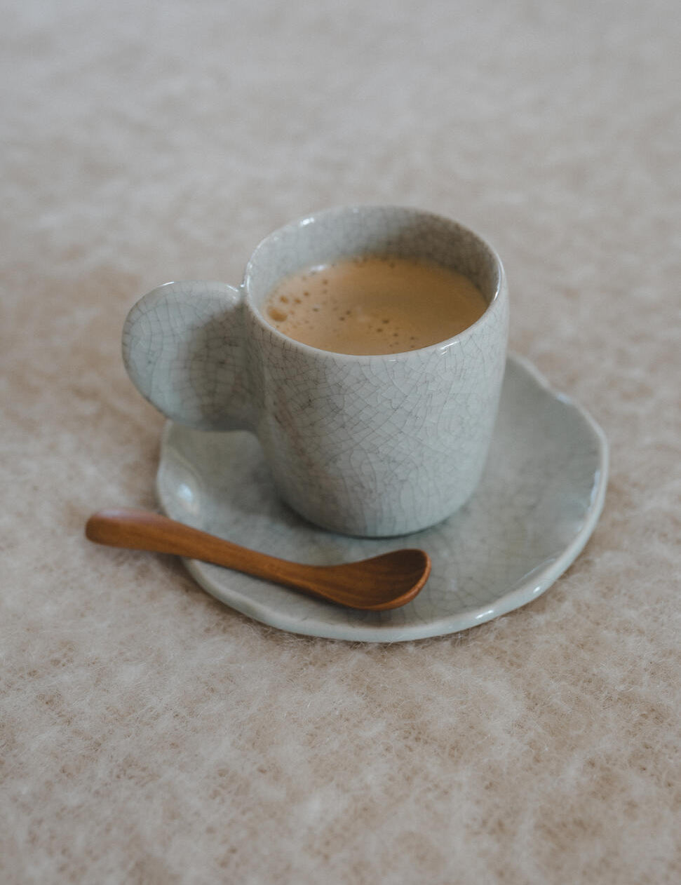 sous tasse s céladon-Jars Céramistes