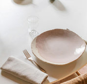 assiette plate rose-Jars Céramistes