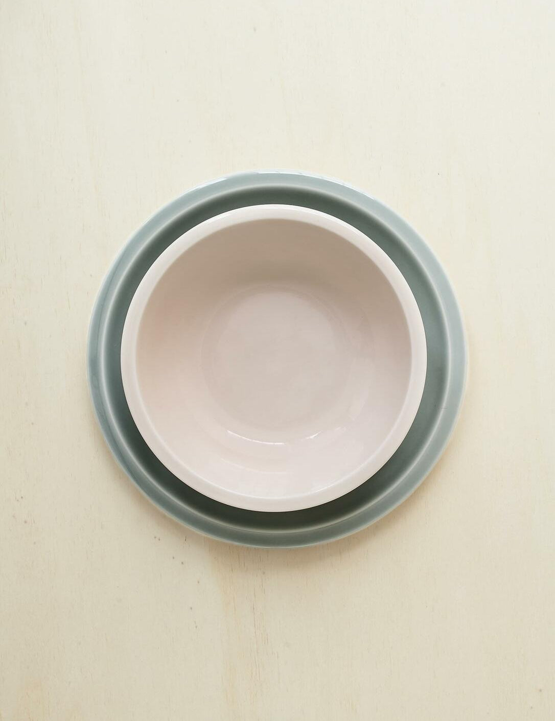 assiette plate gris oxyde-Jars Céramistes