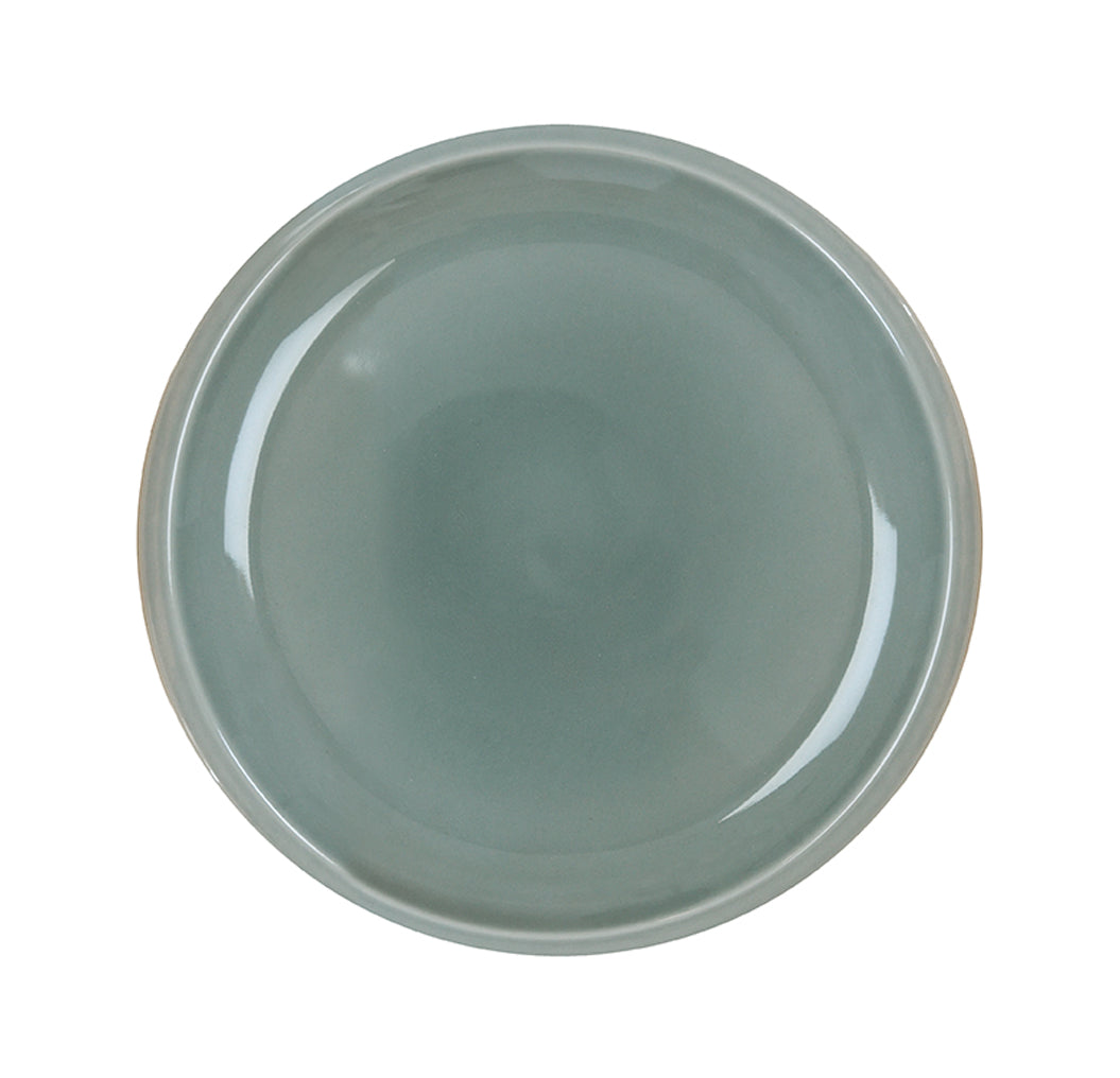 assiette plate gris oxyde-Jars Céramistes