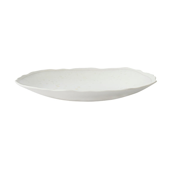 assiette plate nacre-Jars Céramistes