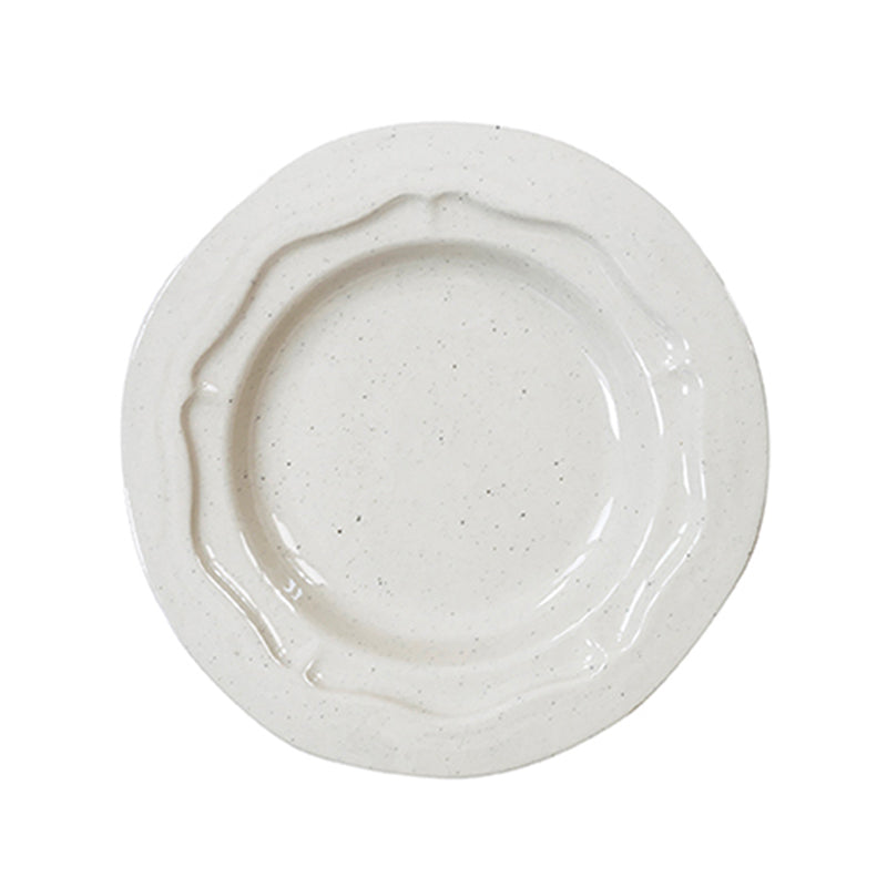 assiette plate sable brillant-Jars Céramistes