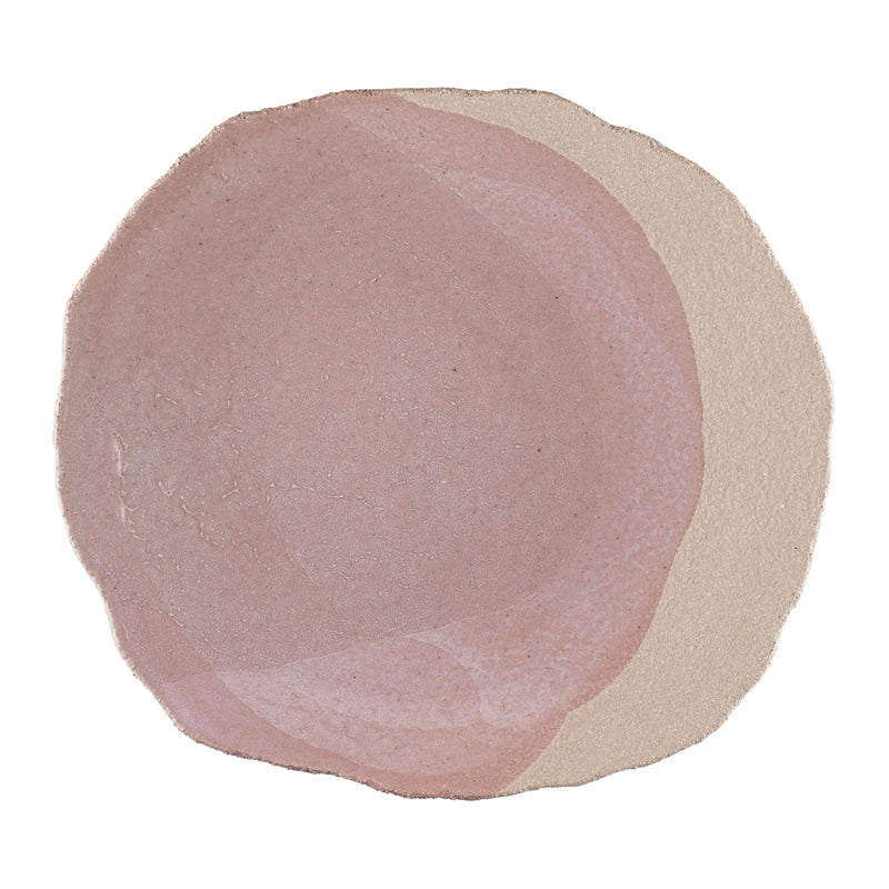 assiette plate rose-Jars Céramistes