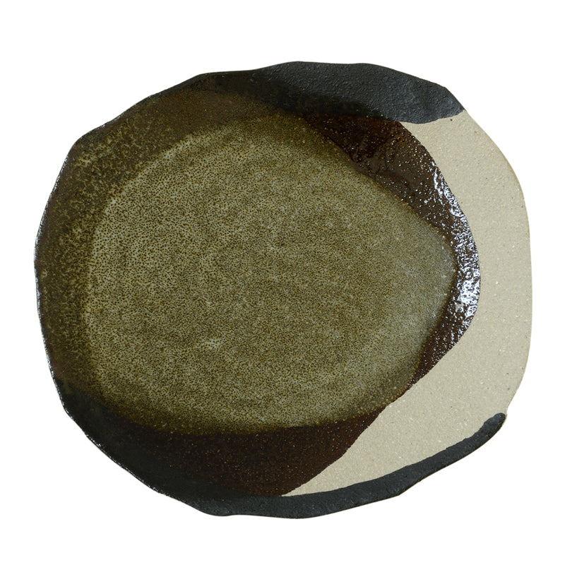 assiette plate seidou-Jars Céramistes