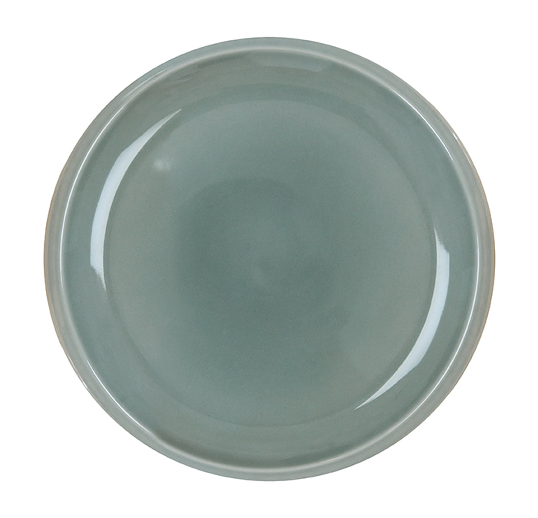 assiette de présentation gris oxyde-Jars Céramistes