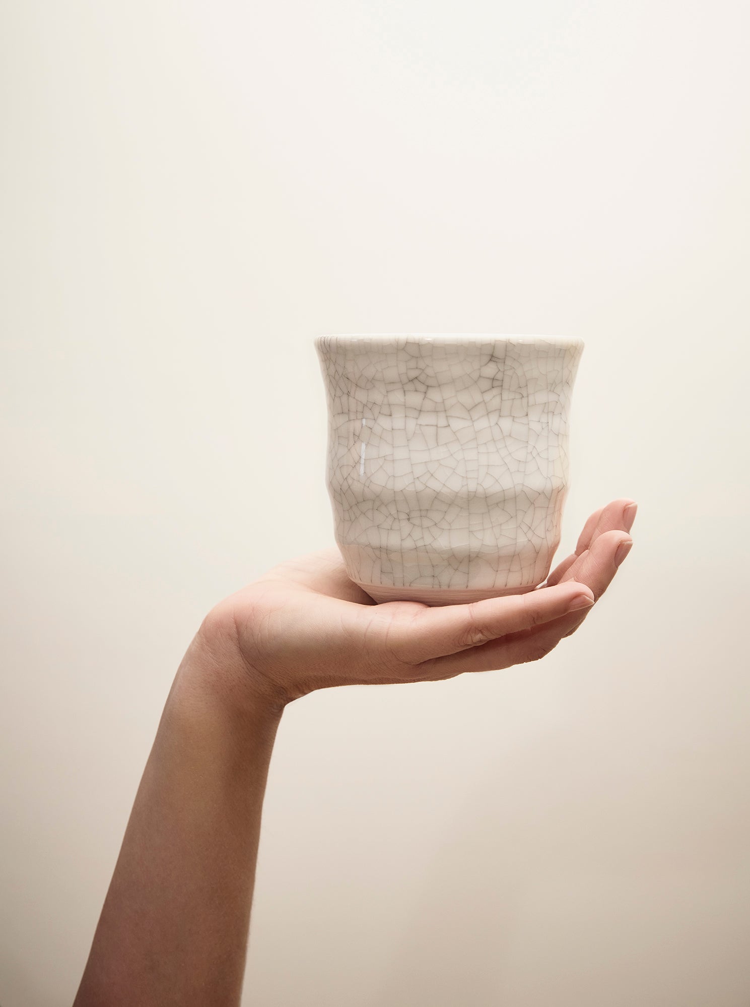 gobelet quartz craquelé-Jars Céramistes