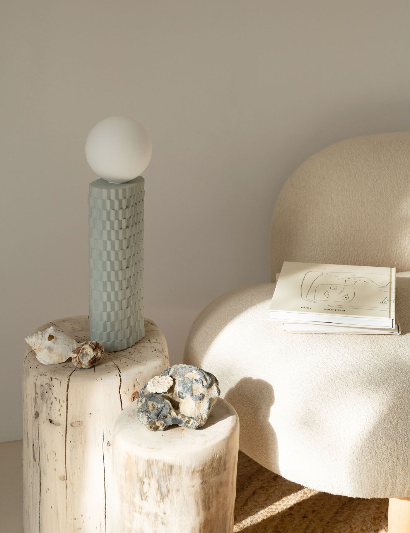 lampe l aigue marine-Jars Céramistes