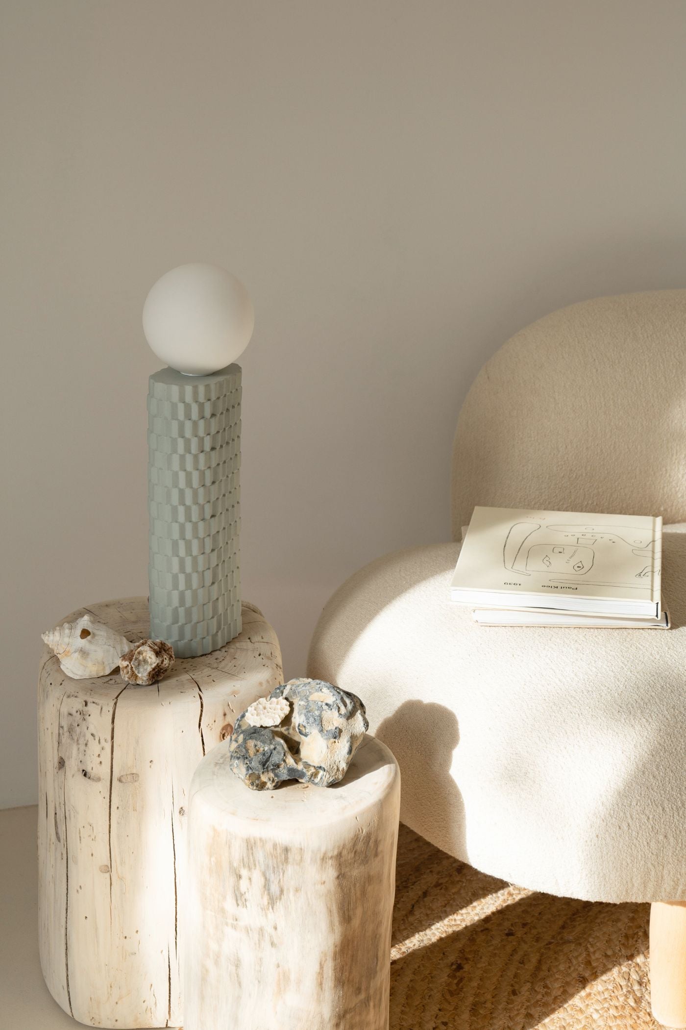 lampe l aigue marine-Jars Céramistes