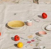 set de 6 assiettes pasta genêt