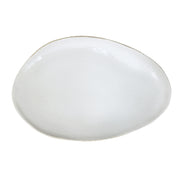 plat ovale l blanc-Jars Céramistes
