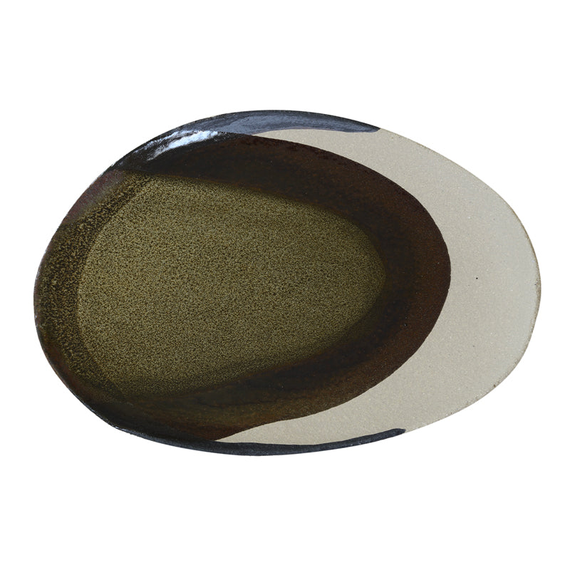 plat ovale l seidou-Jars Céramistes