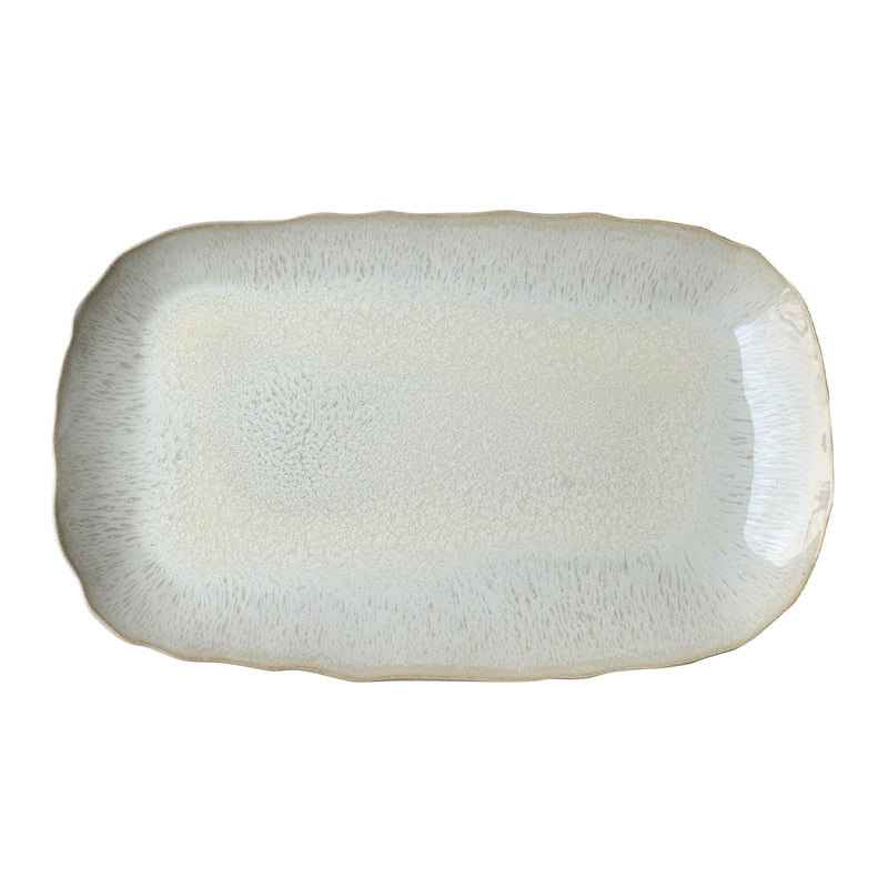 plat rectangulaire perle-Jars Céramistes